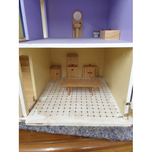 158 - Dolls House With Furniture