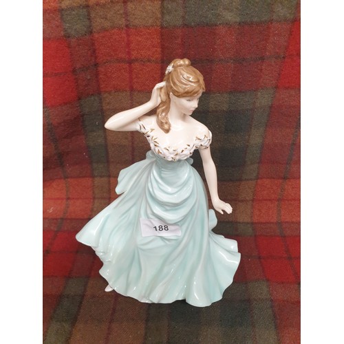 188 - Coalport Figure With This Ring Limited Edition By Compton And Woodhouse