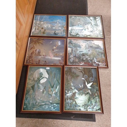 233 - Collection Of 6 Fairy Lustre Pictures