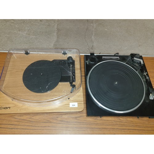 324 - 2 Record Decks ion and Pioneer sas