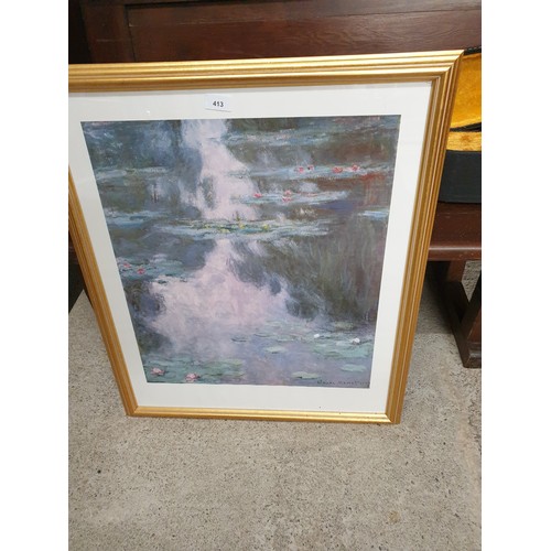 413 - Large Print After Claude Monet