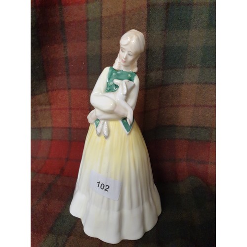 102 - Royal Doulton Figure  Spring time Exclusively For Collectors Club