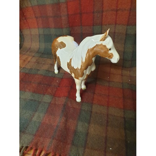 127A - Rare Beswick Skewbald Pinto Pony