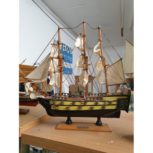 192 - 4 Assorted Model Boats / Sailing Ships ect