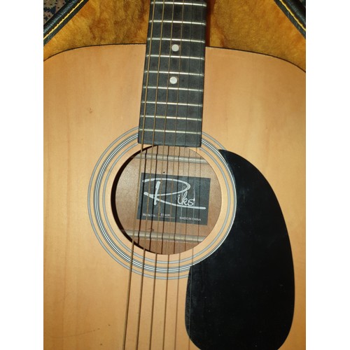 335 - Riks Acoustic Guitar IN Carry Case