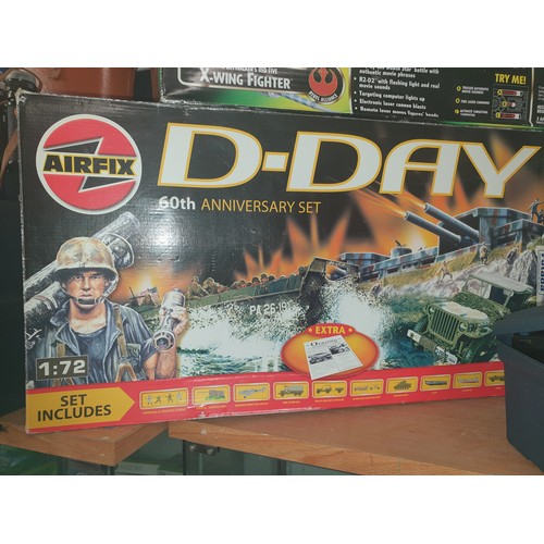 223 - Airfix D Day Model Kit 60th Anniverary Set Some Built As Photos