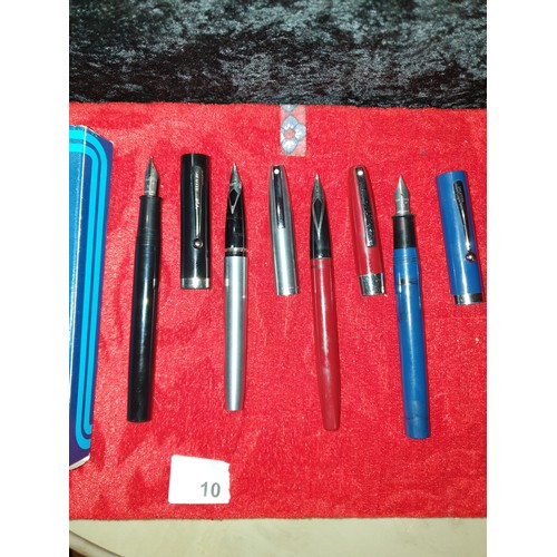 10 - 4 Sheaffer nib Pens With 1 Original Box