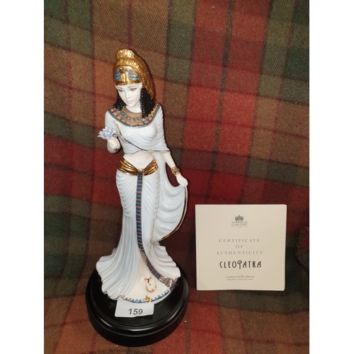 159 - Coalport Figure Cleopatra Sculpted By David Cornell For Compton And Woodhouse With Certificate And S... 