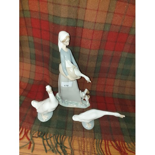 179 - Selection Of Lladro And Nao Figures