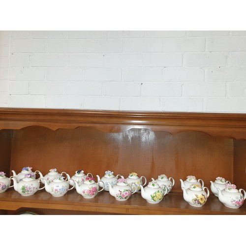 180 - 18 Royal Stratford Collectors Tea pots The Country Cottage Tea Pot Collection