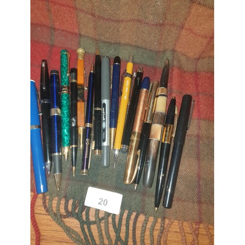 20 - Selection Of Pens Ect