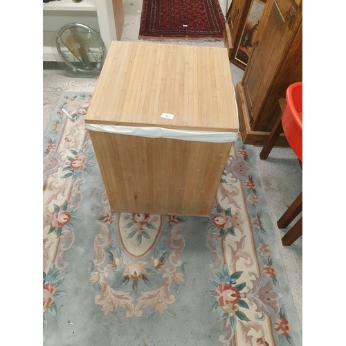 311 - Large Linen  Box With Lift Up Top