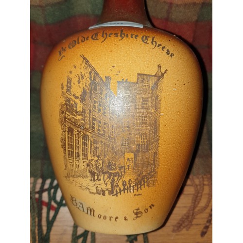 90 - Large Doulton Stoneware Flagon  Ye Old Cheshire Cheese B A Moore And Sons Very Rare Good Condition