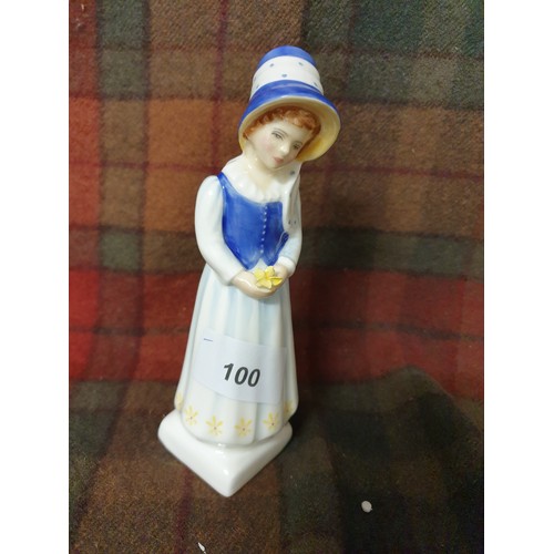 100 - Rare Doulton Figure Lucy From The Kate Greenaway Collection