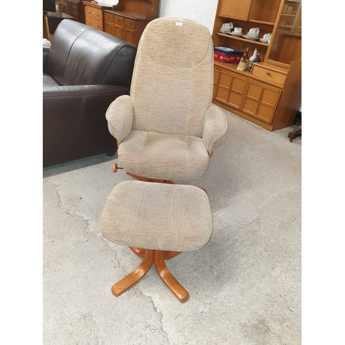 309 - Relaxer Chair And Stool