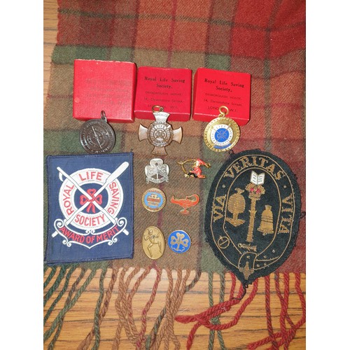 22 - Selection Of Life Saving Badges Ect