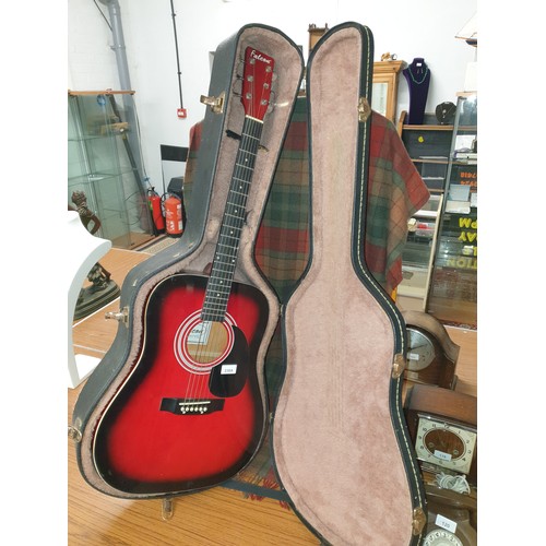 238A - Falcon Accustic Guitar In Fitted Case