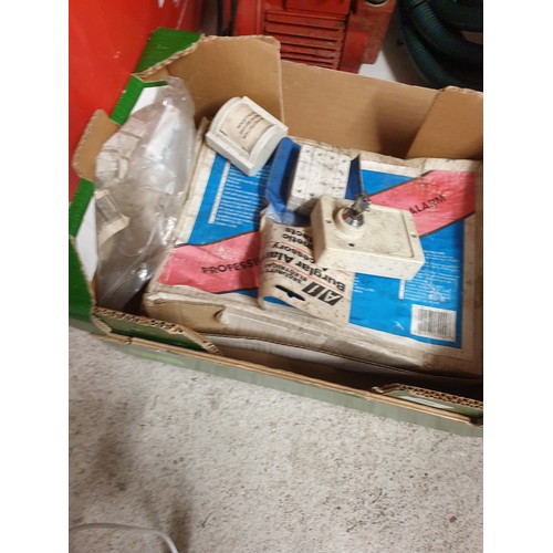 258 - Box Of Buglar Alarm Items ect