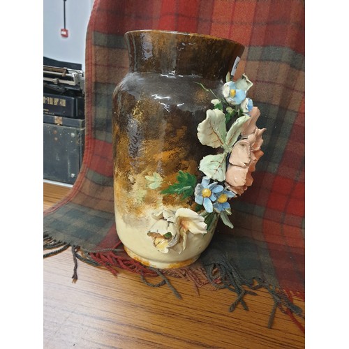 103 - Large Victorian Slipware Vase