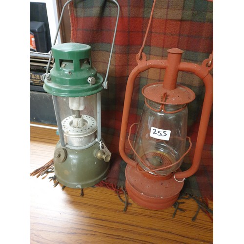 255 - 2 Vintage Storm Lamps