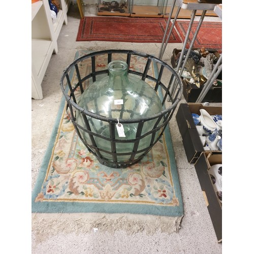 267 - Large Vintage Terranium With Metal Cage