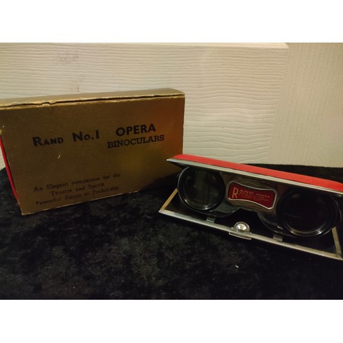 63 - Set of Rand No1 opera glasses with original box  no110.