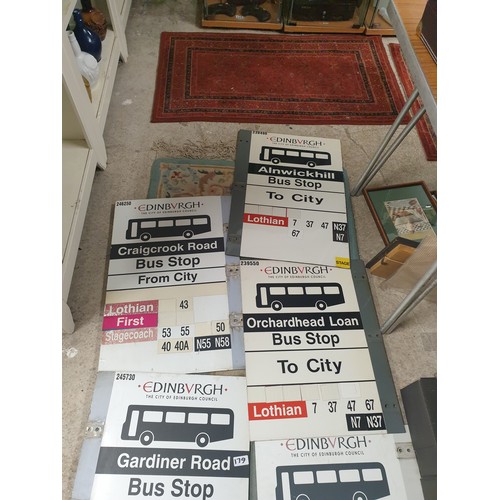 179 - Collection Of Bus Stop Signs