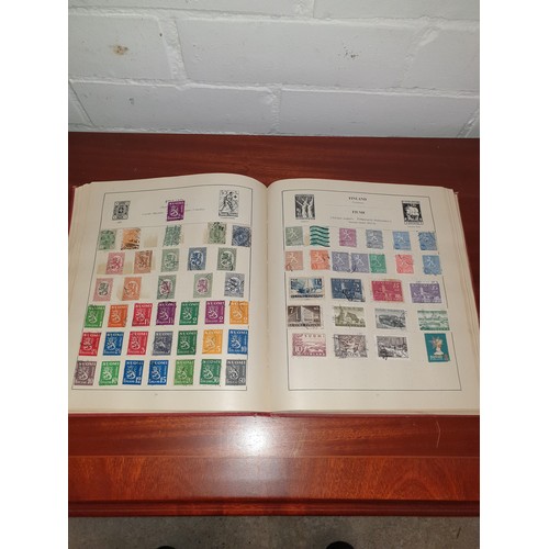 100B - Vintage Stamp Album With Loads Of Stamps