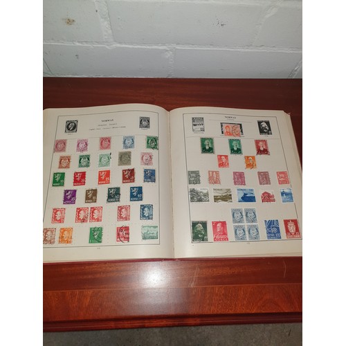 100B - Vintage Stamp Album With Loads Of Stamps