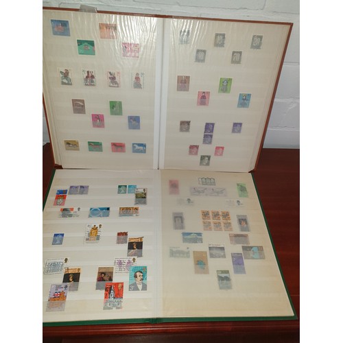 100D - 2 Stamp Albums Of Stamps