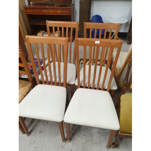 373 - Set Of 4 Modern Dining Chairs