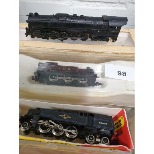 98 - Larger Bachman Loco And N Gauge Graham Farish Loco Anmd Hornby Minitrix Loco