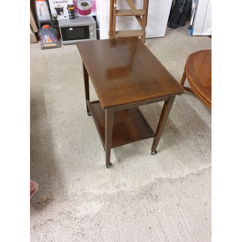 274 - Fold Out Games Table/ Trolley Tea Table