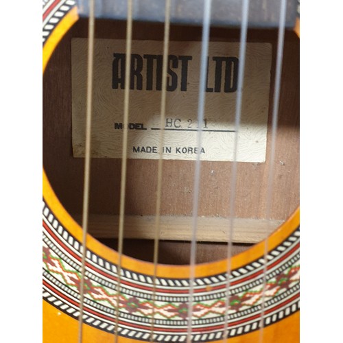 180 - Artist Ltd Acoustic Guitar And Case