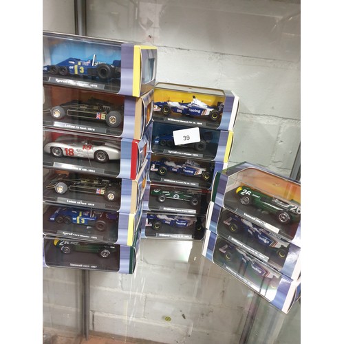 39 - Selection Of Atlas Editions Grand Prix Models All Boxed
