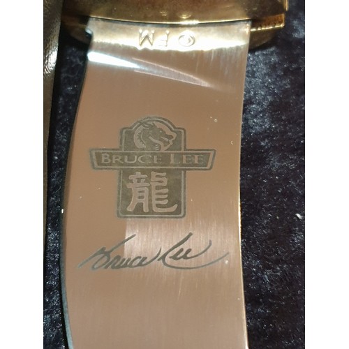 250 - Collectors Bruce Lee Knife With Carry Case