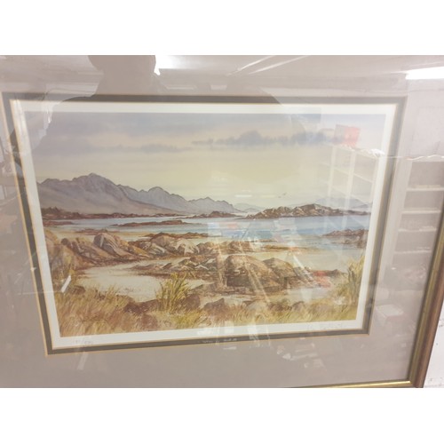 377 - 2 Limited Edition Signed John Bathgate Scottis Prints Arisaig