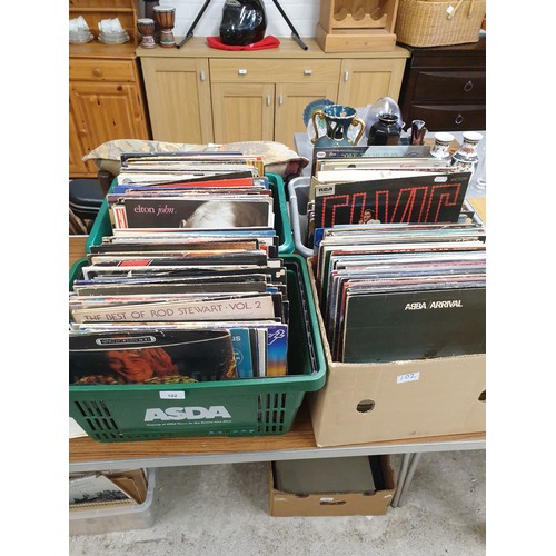 102 - 4 Boxes LP Records