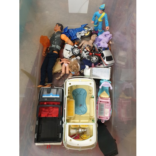 145 - Box Of Collectors Toys Bratz Action Man Barbie Ect