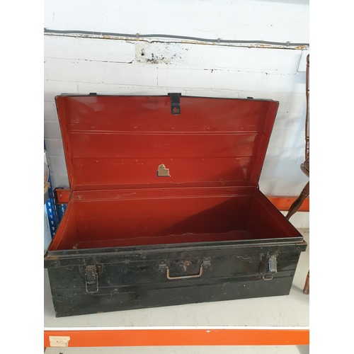 255 - Large Metal Trunk