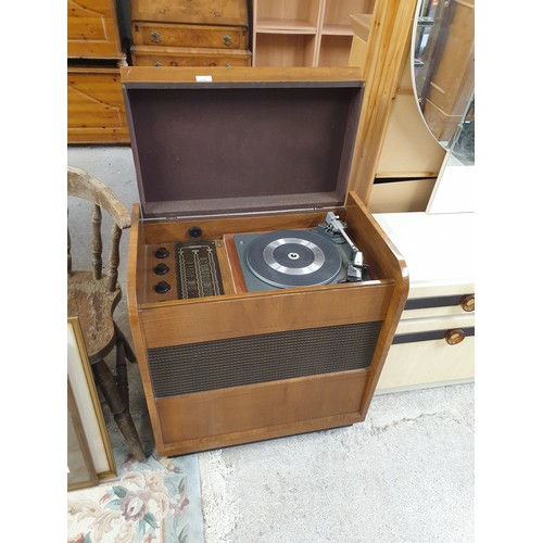 270 - Vintage Ferguson Hi Fi System Garrard Record Deck With Ferguson Tuner Radio