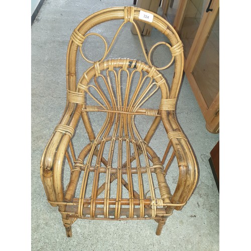 324 - Childs Wicker Chair