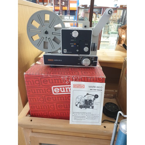 330 - 2 Eumig Projectors Eumig P8 And Eumig Mark610D With Original Boxes And Viceroy Editor/Viewer D 300 M... 