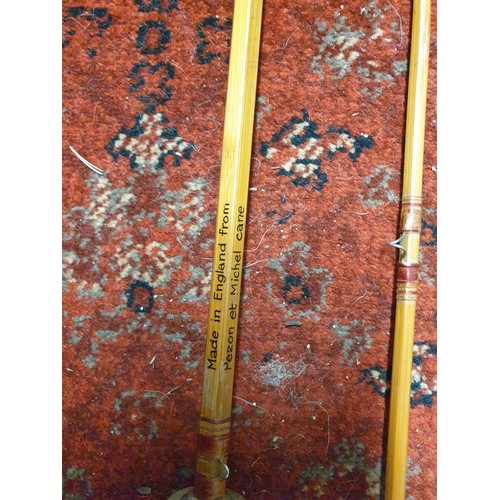 69 - Farlows Parabolic Sawyer Still Water 9ft 6 No 6 Cane Fly Rod Made In England From Pezon et Michel Ca... 