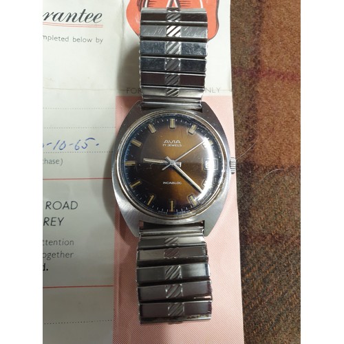 10R - Gents Avia Watch With Original Guarantee Working Order