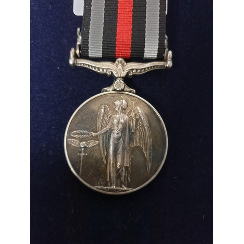 41 - Queens Cyprus Medal With Bar 23085601 Pte J Clarke Gordons Highlanders