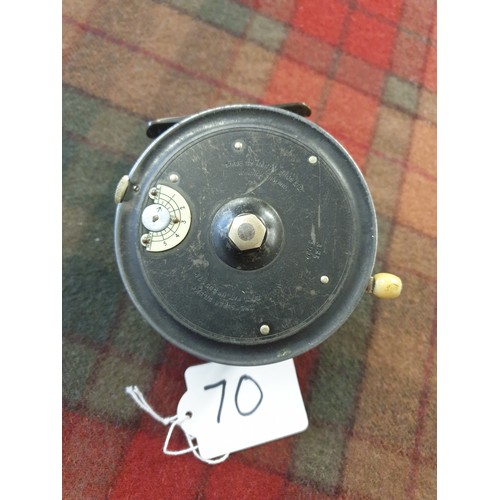 70 - A Super Rare Hardy Brothers Super Silex Trout Reel 3 1/2 Inch Size