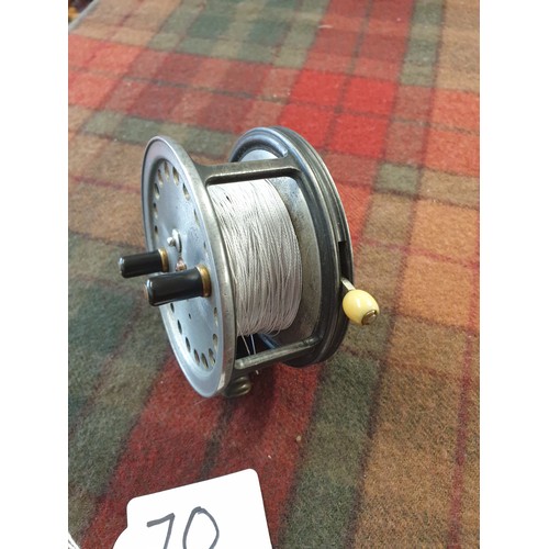 70 - A Super Rare Hardy Brothers Super Silex Trout Reel 3 1/2 Inch Size