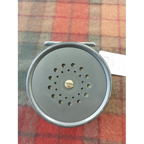 71 - A Stunning Hardy Brothers Perfect 3 3/4 Salmon Fly Reel With Backing And Line