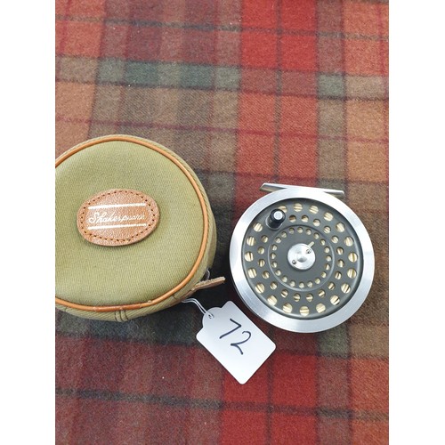 72 - A Beautiful Condition Hardy Brothers Sun Beam Trout Fly Reel  8/9 Line In Shakespeare Reel Case